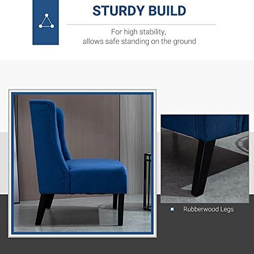 Wingback Button-Tufted Loveseat Sofa