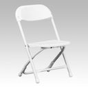 Kids Folding Plastic Chair with Steel Frame – Set of 4