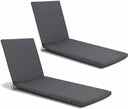 Outdoor Chaise Lounge Cushion Set of 2