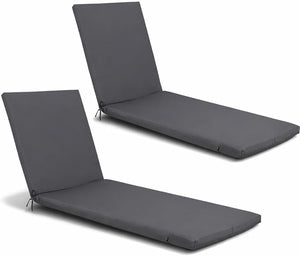 Outdoor Chaise Lounge Cushions Set of 2