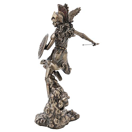Greek Goddess Athena Bronze Finish Statue