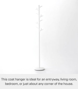 Slim Freestanding Coat Rack with Adjustable Branches
