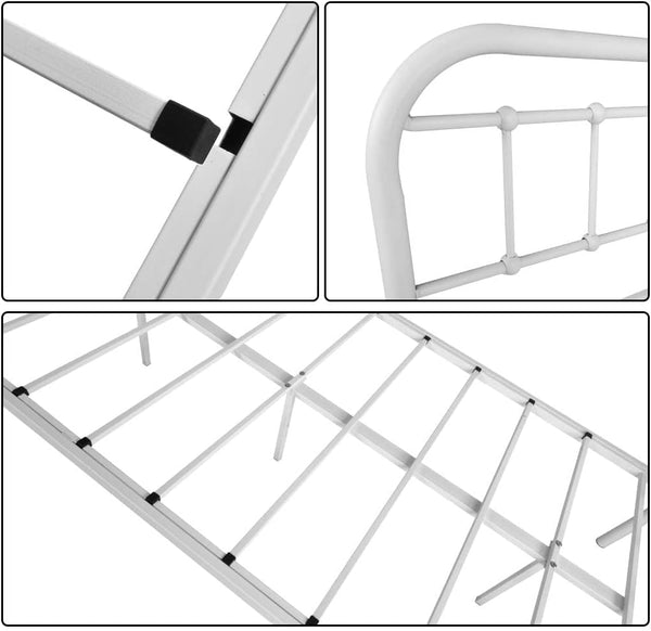 Metal Daybed Frame Twin Size – Heavy Duty Slats, Sofa Bed Platform
