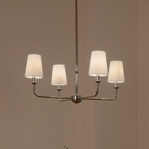 4-Light Mini Chandelier – Metal Ceiling Light Fixture