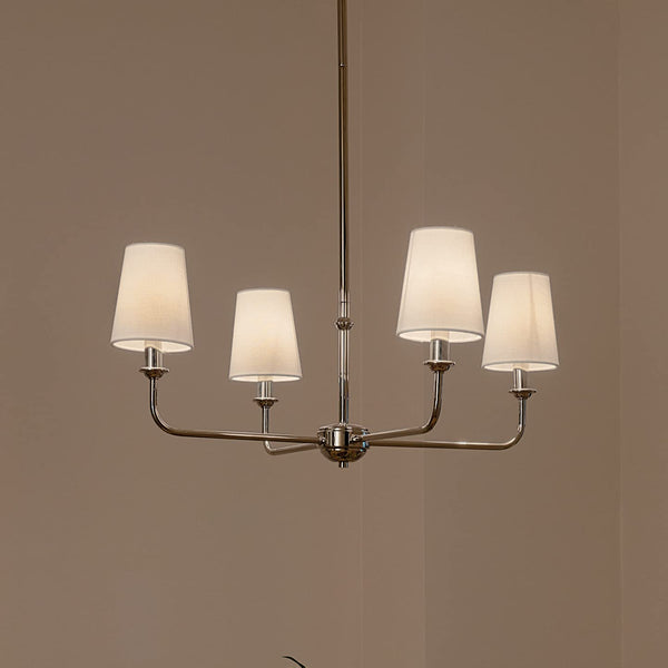 4-Light Mini Chandelier – Metal Ceiling Light Fixture