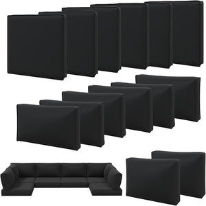 14-Piece Outdoor Patio Cushion Covers Set