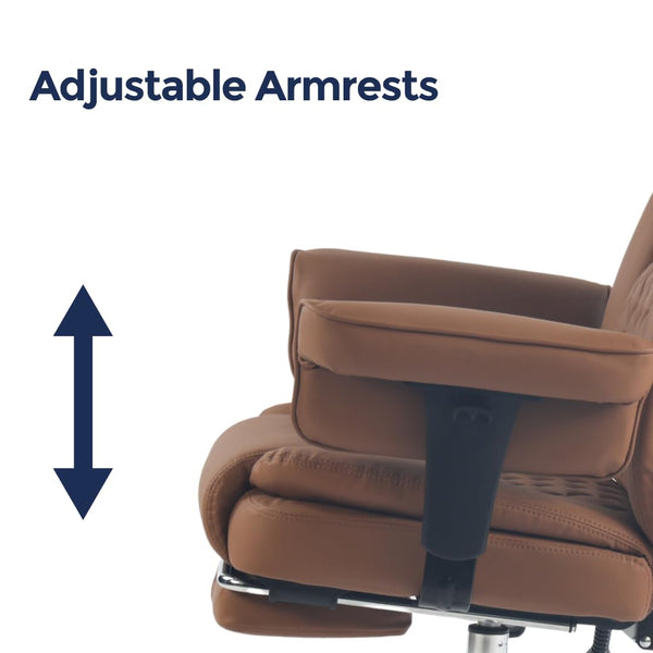 Prestige Heat & Kneading Massage Office Chair with Footrest