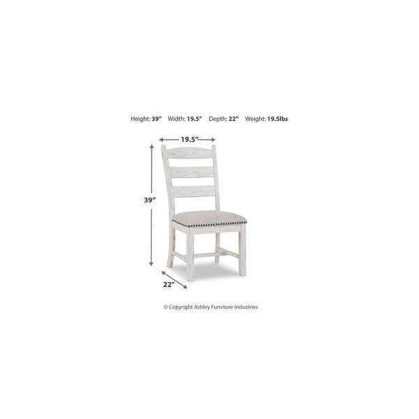 Farmhouse Ladderback Dining Chairs Set of 2 with Upholstered Seat and Nailhead Trim
