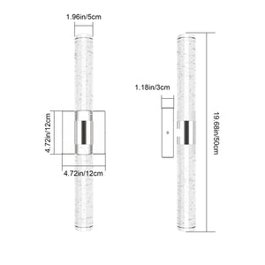 Crystal LED Bathroom Vanity Wall Sconce