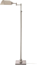 Pharmacy Floor Lamp with Swing Arm & Full-Range Dimming