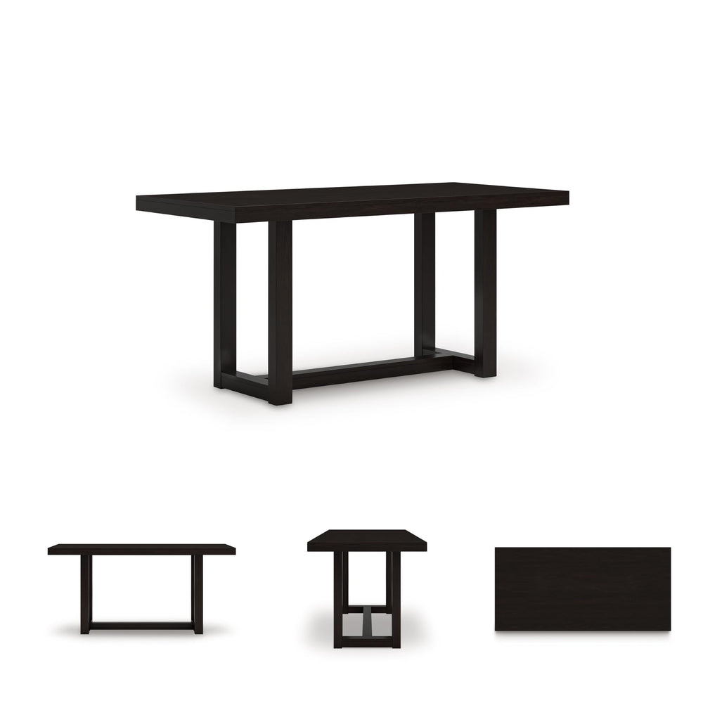 Counter Height Dining Table – Dark Brown