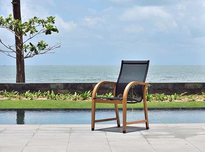 7-Piece Oval Teak Outdoor Dining Set