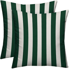 Outdoor Square Throw Pillows Set of 2 – 20"x20" All-Weather Spun Polyester