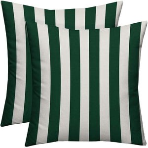 Outdoor Square Throw Pillows Set of 2 – 20"x20" All-Weather Spun Polyester