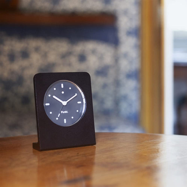 Analog Alarm Clock with Light & Snooze – Silent Bedside Clock