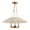 3-Light Chandelier – Patina Brass Finish
