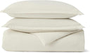 Organic Cotton Flannel Duvet Cover Set with Shams