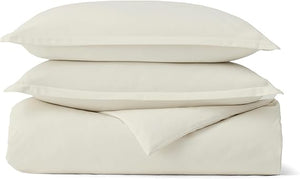 Organic Cotton Flannel Duvet Cover Set with Shams