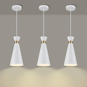 Mini Pendant Lights for Kitchen Island – Black Gold & White