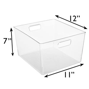 Clear Plastic Storage Bins – XL Multi-Pack