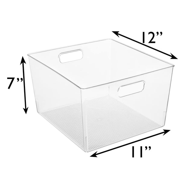 Clear Plastic Storage Bins – XL Multi-Pack