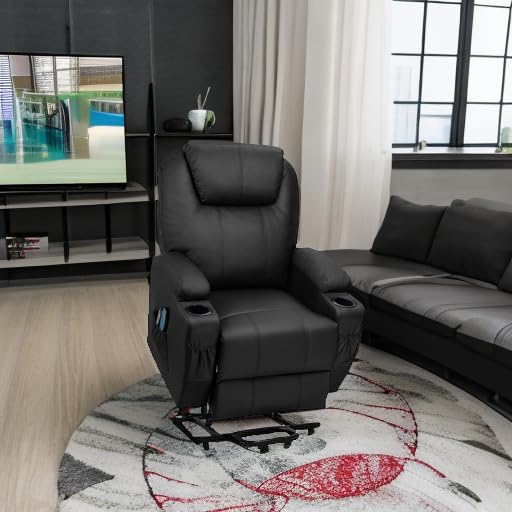 Power Lift Recliner Chair with Massage & Storage