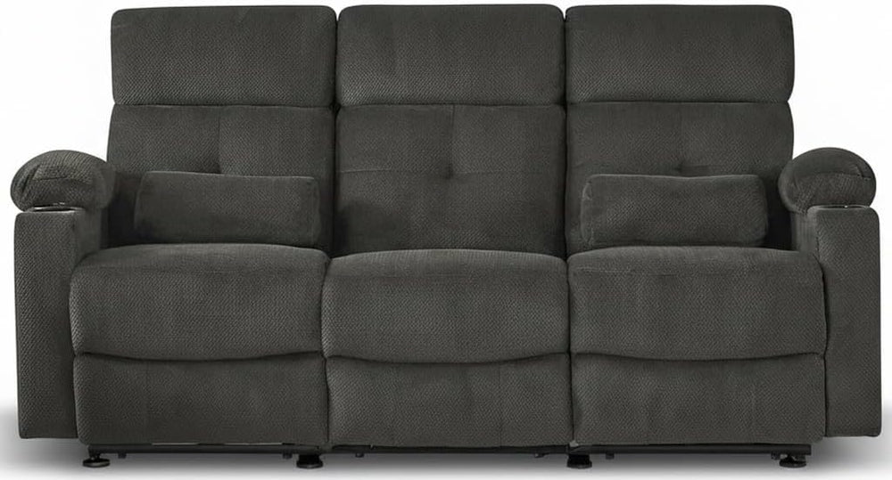 Power Reclining Sofa with Heat & Massage – 3 Seater