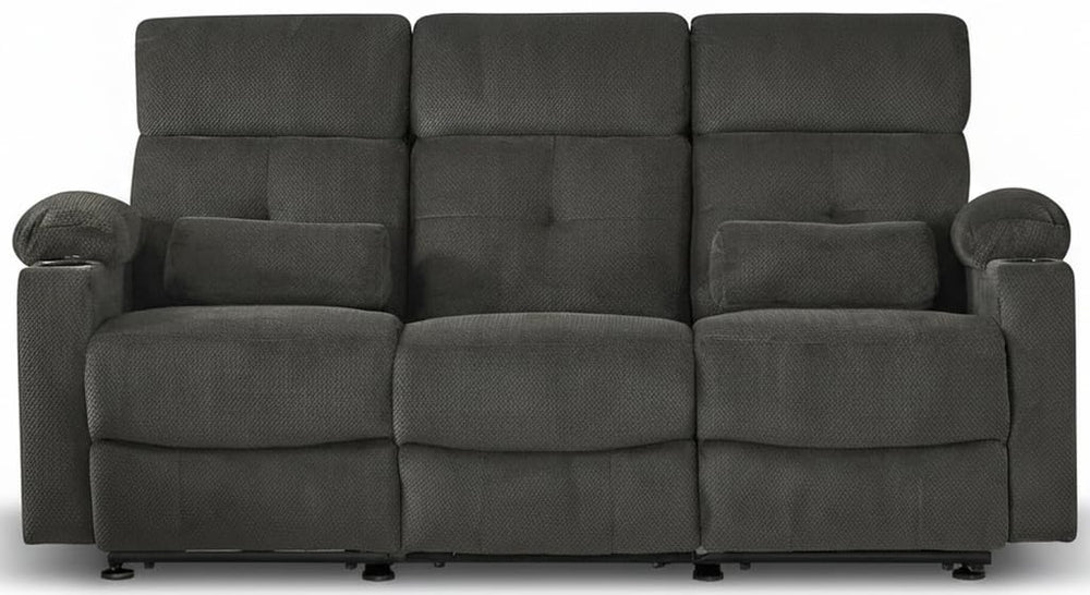 Power Reclining Sofa with Heat & Massage – 3 Seater