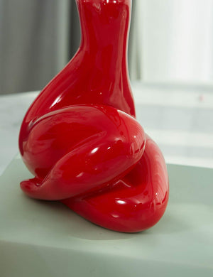 Yoga Lady Figurine Statue – Polyresin Home Decor Sculpture 13 Inch
