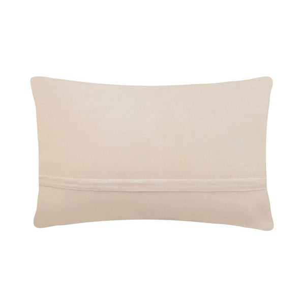Topiary Hooked Wool Throw Pillow with Polyfill Insert – 20" x 14"