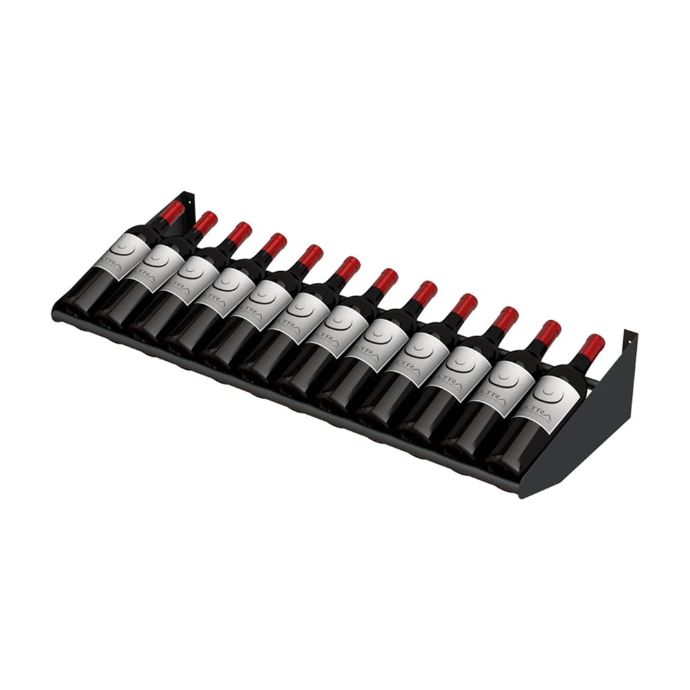 Wall Mounted Metal Wine Rack – 12 Bottle Modular Display