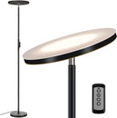 LED Torchiere Floor Lamp with Remote & Foot Switch
