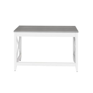 Farmhouse Writing Desk 47" | Light Grey