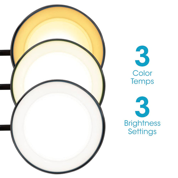 Wireless Charging LED Table Lamp with Adjustable Shade