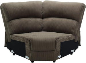 L-Shaped Reclining Sectional Sofa with Storage Console & Cup Holders