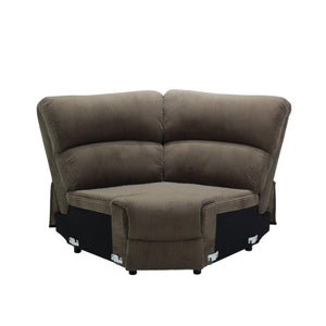 L-Shaped Reclining Sectional Sofa with Storage Console & Cup Holders