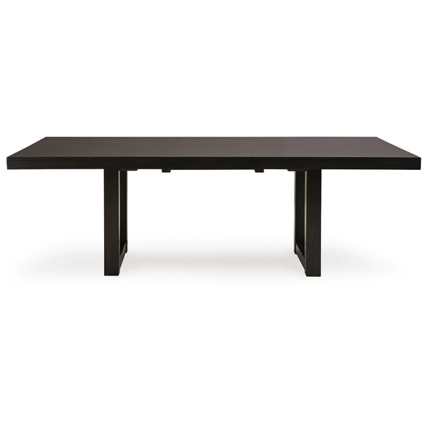 Extendable Dining Table with Sled Base
