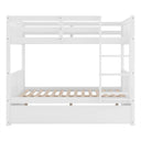 Full Over Full Bunk Bed with Trundle & Ladder
