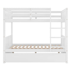 Full Over Full Bunk Bed with Trundle & Ladder