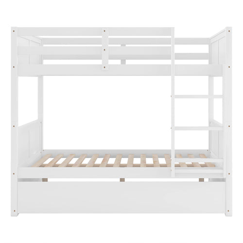 Full Over Full Bunk Bed with Trundle & Ladder