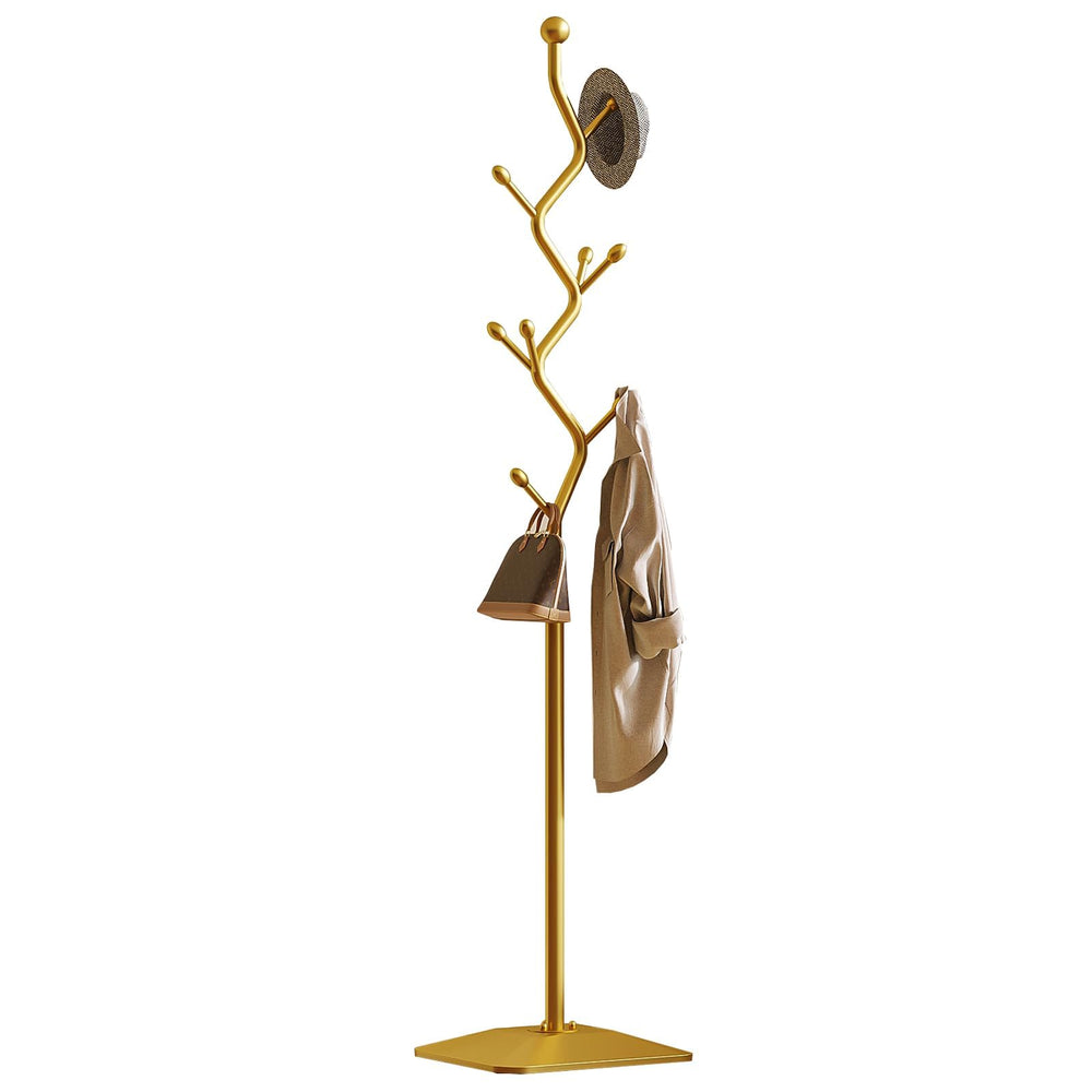 Metal Coat Rack Tree with 8 Hooks