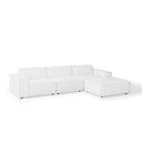 4-Piece Upholstered Sectional Sofa