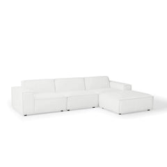 4-Piece Upholstered Sectional Sofa