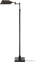 Pharmacy Floor Lamp with Swing Arm & Full-Range Dimming