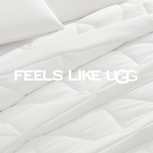 Reversible Comforter Set with Down Alternative Fill & Pillow Shams