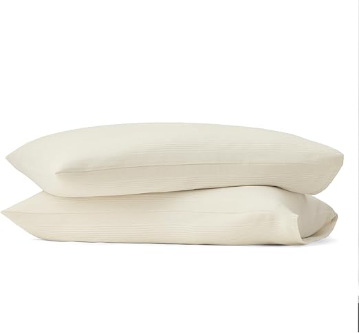 Organic Cotton Flannel Pillowcase Set – King & Standard, Multiple Colors