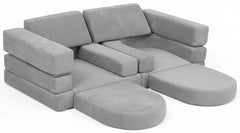 10-Piece Modular Kids Play Couch