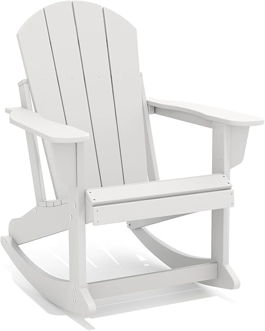 HDPE Adirondack Rocking Chair – Outdoor Porch Rocker