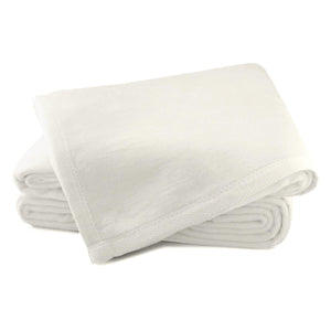 100% Cotton Plush Blanket – Soft, Breathable, All-Season