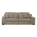 Convertible Sectional Sofa with Power Recliner & USB Charging